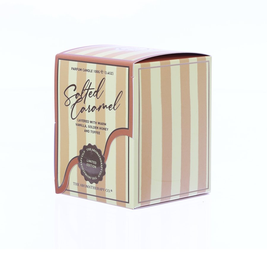 THE AROMATHERAPY COMPANY Salted Caramel Festive Votive Candle 100g
