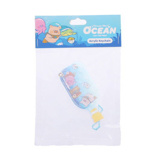 TOYZEROPLUS LuLu the Piggy Ocean  - Acrylic Keychain (Diving Ver.)