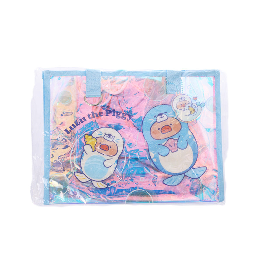 TOYZEROPLUS LuLu the Piggy Ocean  - PVC Tote Bag (with rope bag)