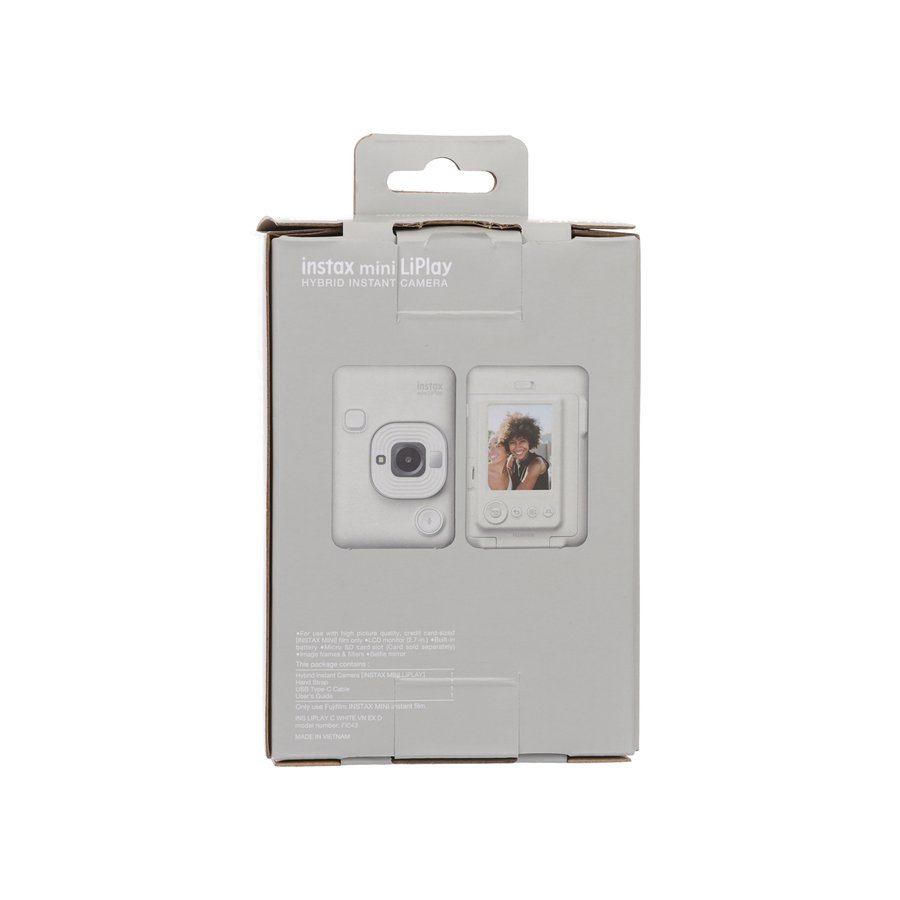 FUJIFILM instax mini LiPlay Camera Misty White