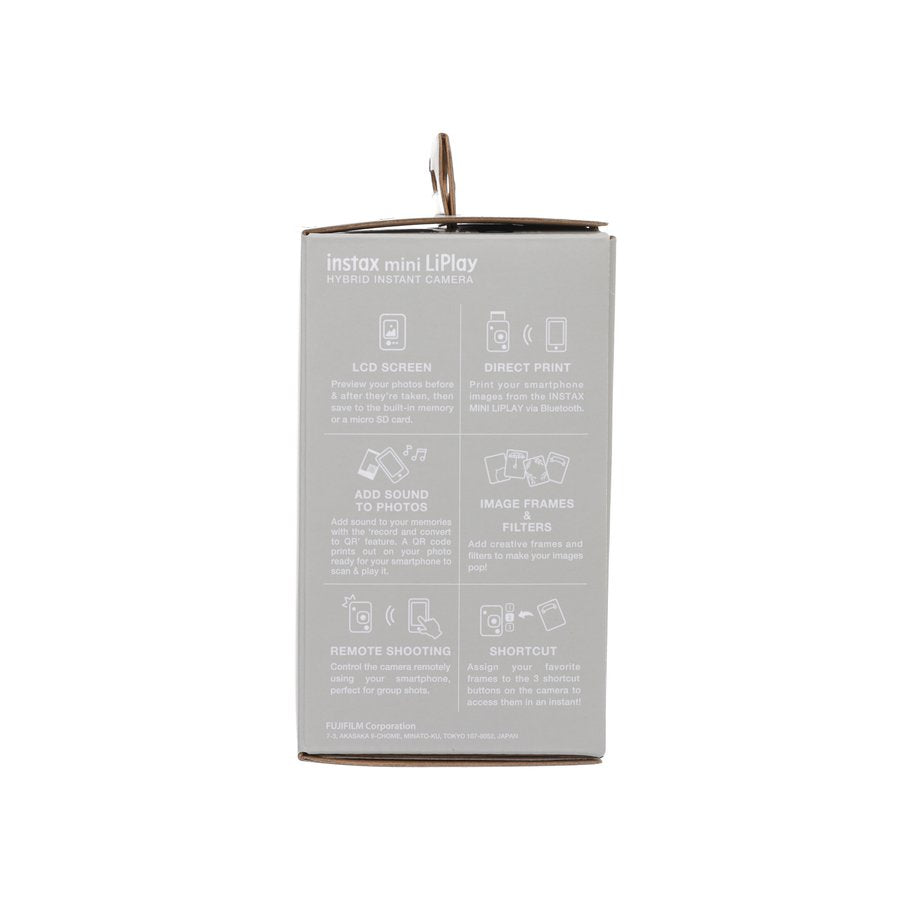 FUJIFILM instax mini LiPlay Camera Misty White