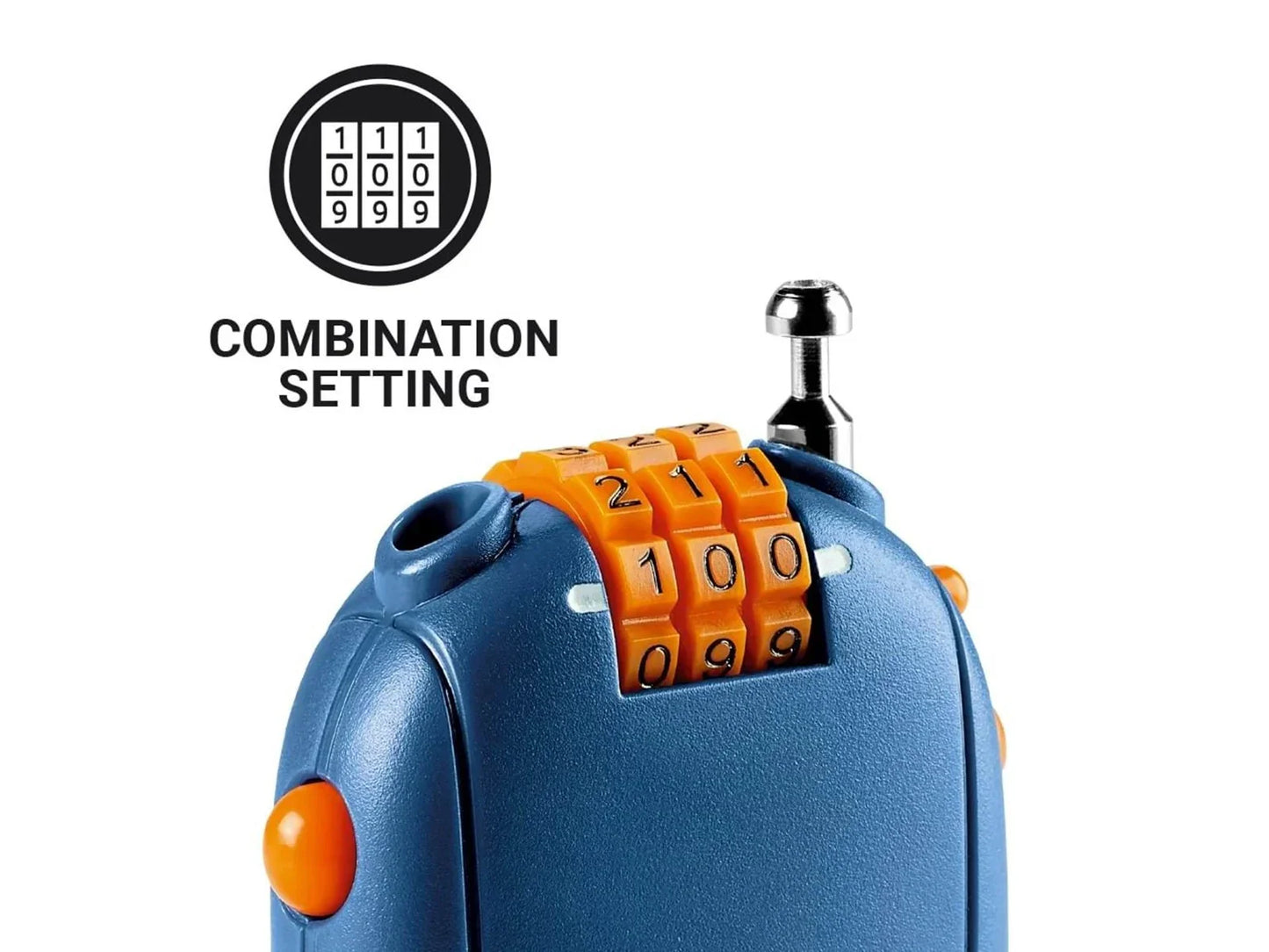 GO TRAVEL Retractable Cable Padlock (#361.101)