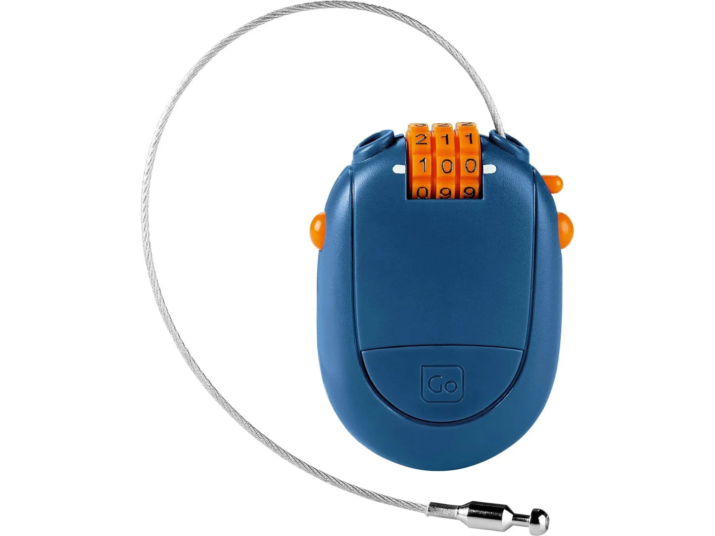 GO TRAVEL Retractable Cable Padlock (#361.101)