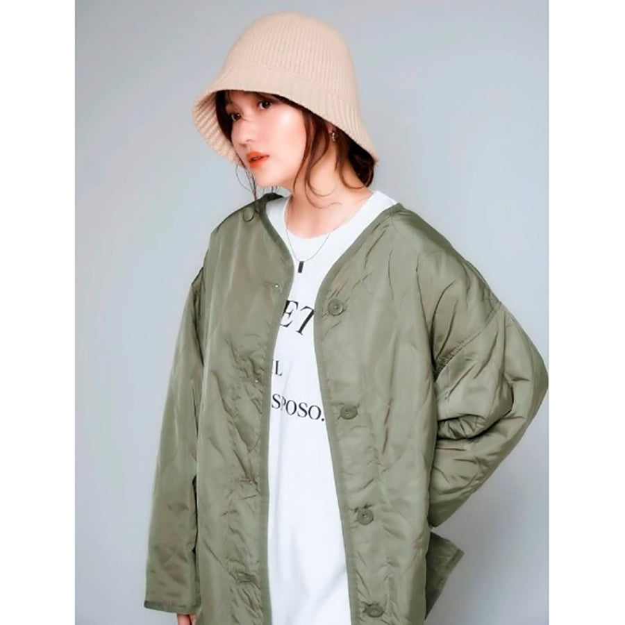 COGIT Cogao Warm Bucket Knit Hat White  (90g)