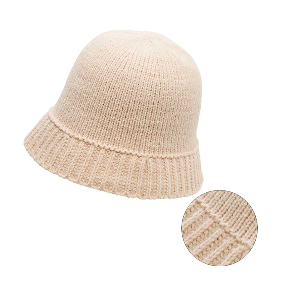 COGIT Cogao Warm Bucket Knit Hat White  (90g)