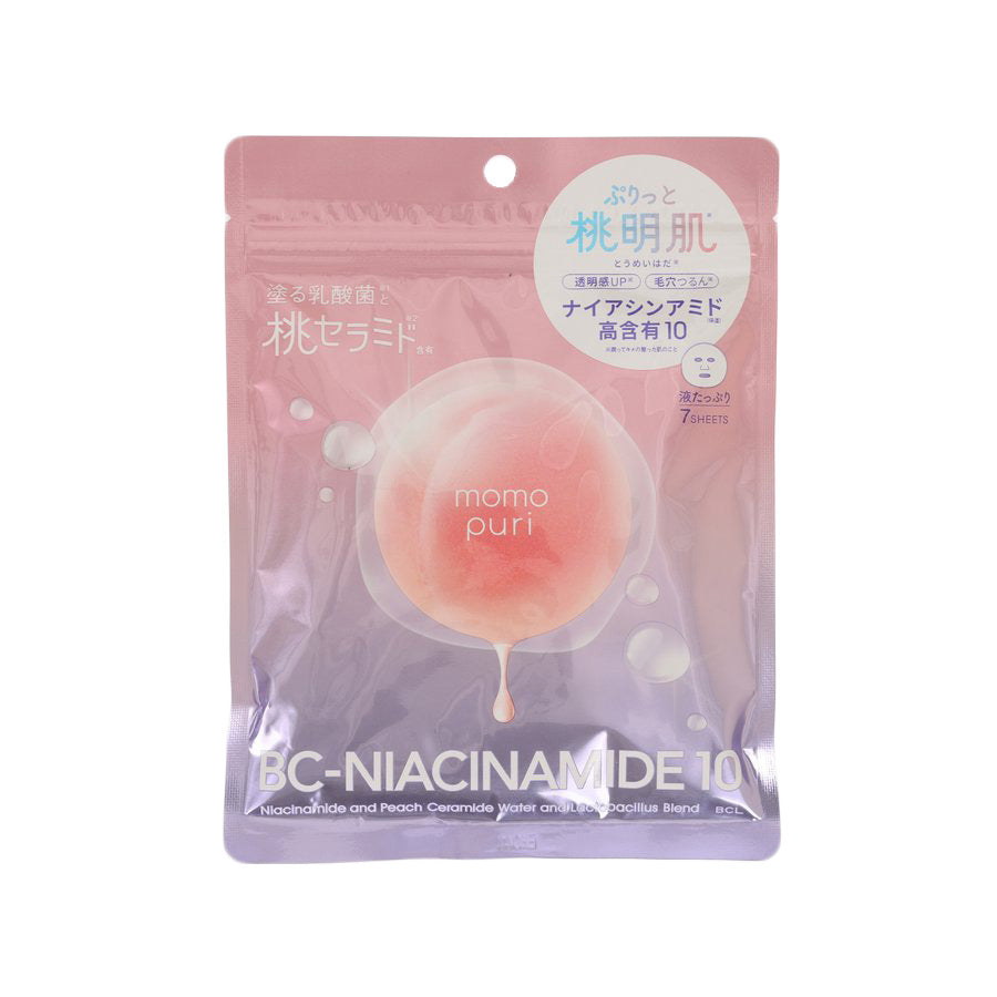 BCL Momopuri Moist Barrier Serum Mask N 7'S
