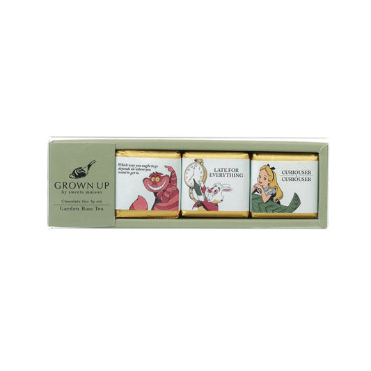 NOL Grown Up By Sweets Maison X Disney Alice In Wonderland - Chocolate Bath Fizzer 3Pcs Set (90g)