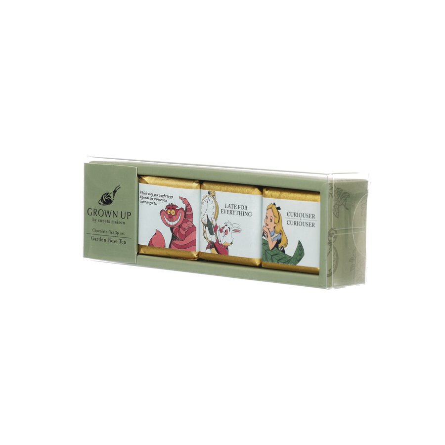 NOL Grown Up By Sweets Maison X Disney Alice In Wonderland - Chocolate Bath Fizzer 3Pcs Set (90g)