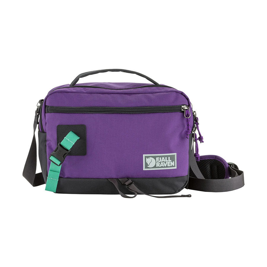 FJALLRAVEN SS25 Vardag Shoulder Bag 6 - Violet Coal Black