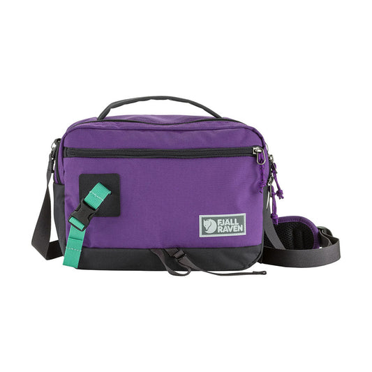 FJALLRAVEN SS25 Vardag Shoulder Bag 6 - Violet Coal Black