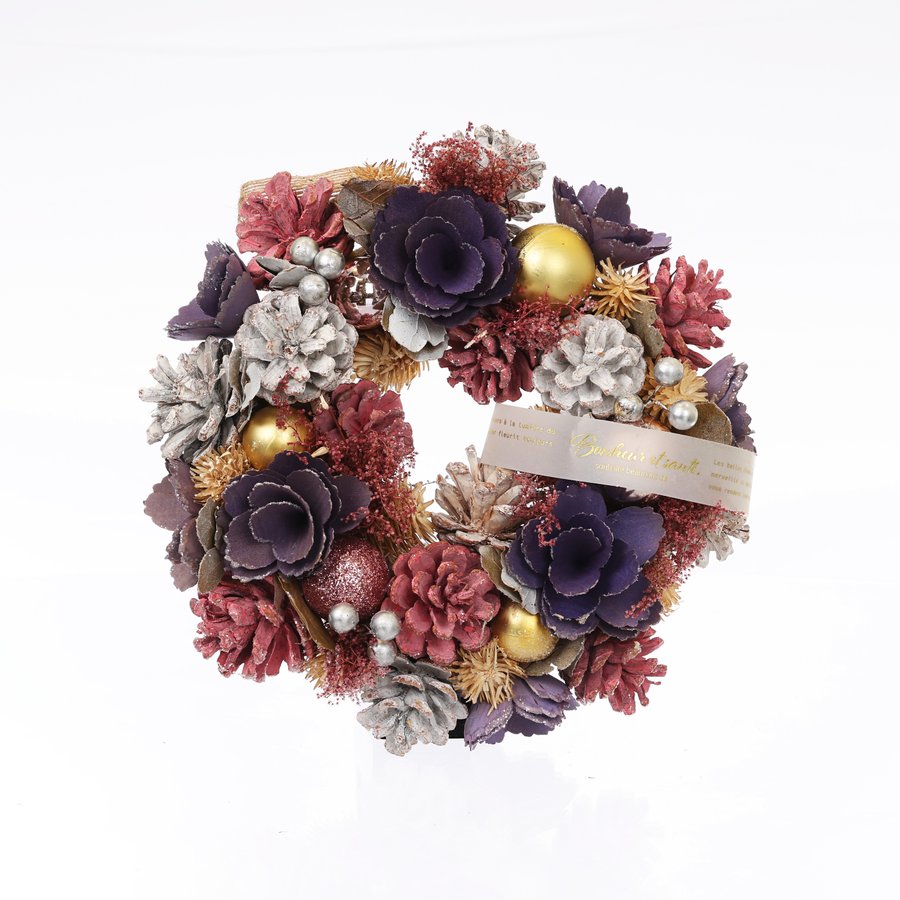PASEO Bonheur Wreath (M) Purple (270g)