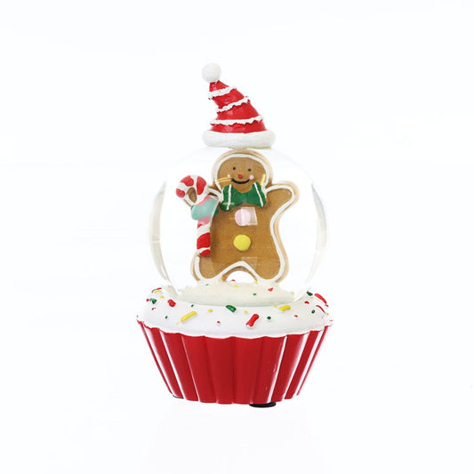 ART PRINT APJ - Cupcake Snow Globe (Gingerbread) (350g)