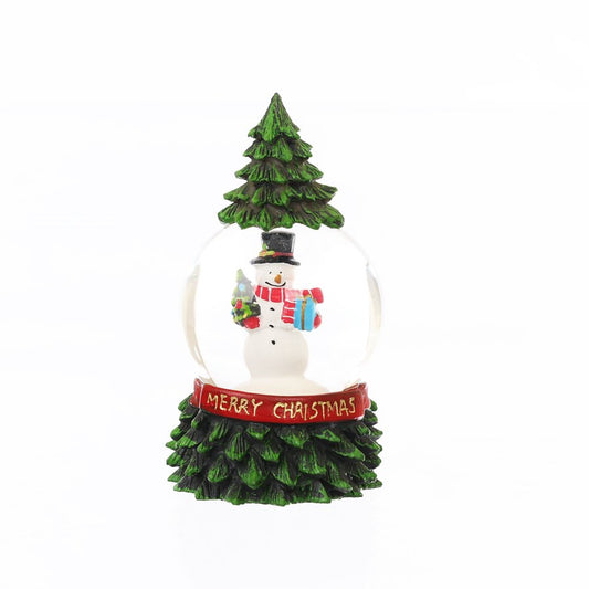 ART PRINT APJ - Snow Globe (Snowman In Tree) (350g)