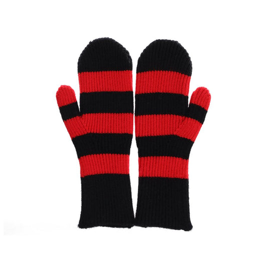 ARCHETYPE HP-AD028 Border Mitten Gloves-Red