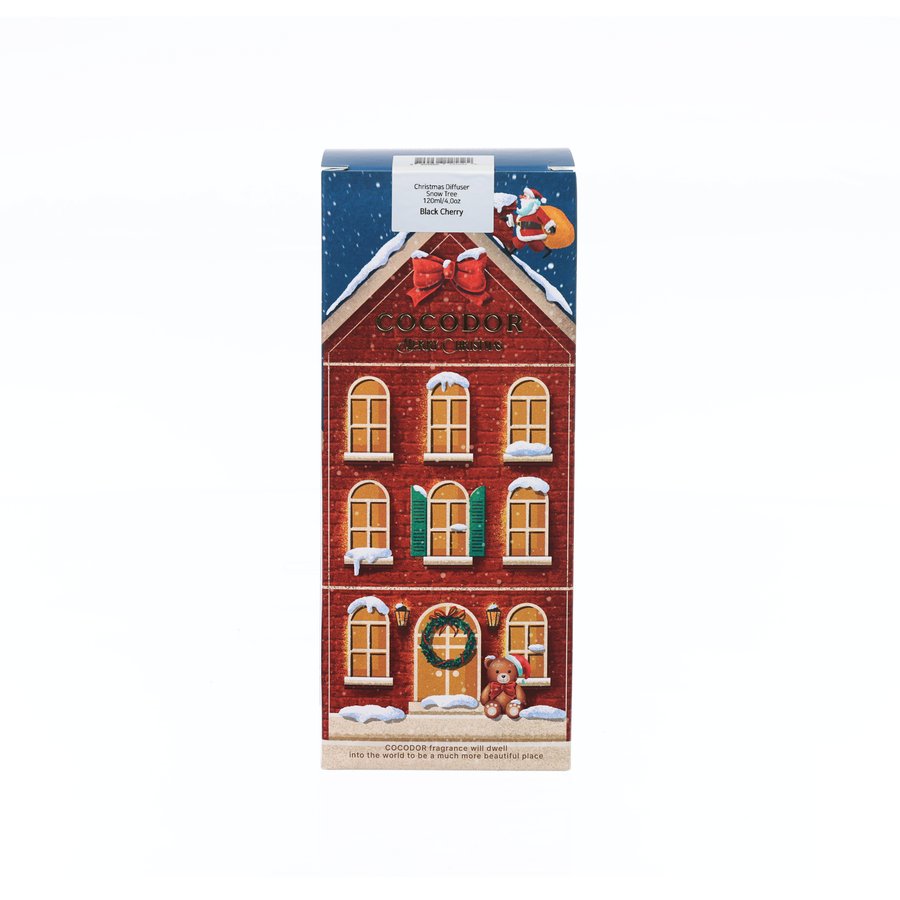 COCOD'OR Christmas Diffuser Snow Tree - Black Cherry  (120mL)
