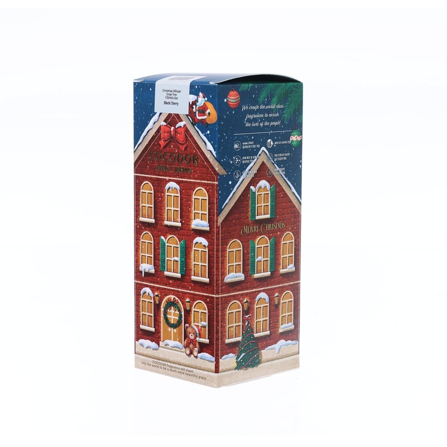 COCOD'OR Christmas Diffuser Snow Tree - Black Cherry  (120mL)