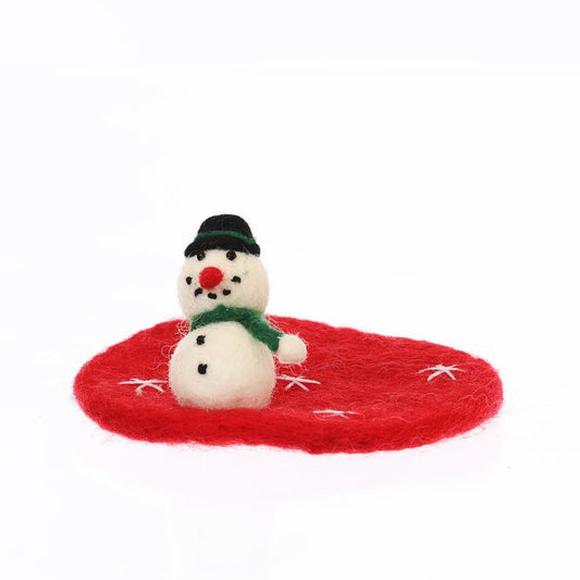 MARKS Felt Coastersnowman (11g)