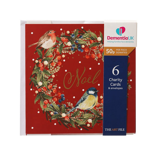 ARTFILE Xmas Card - Noel Wreath