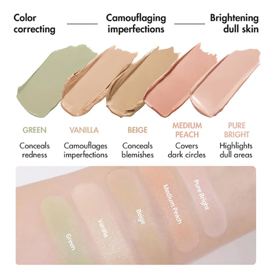 LUNA LUNA CONCEAL BLENDER PALETTE 01 CLEAR COVER  (6g)