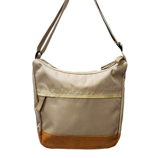 ARCHETYPE FRANKLIN NYLON CROSS BODY BAG_BEIGE