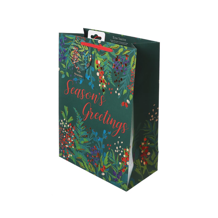 TOMSMITH Xmas Paper Bag L - Festive Gathering
