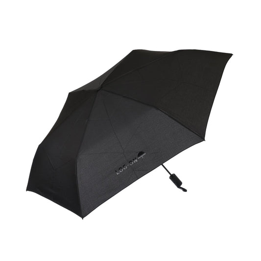 LOG-ON ASC 53cm Autos Light Folde Umbrella Black