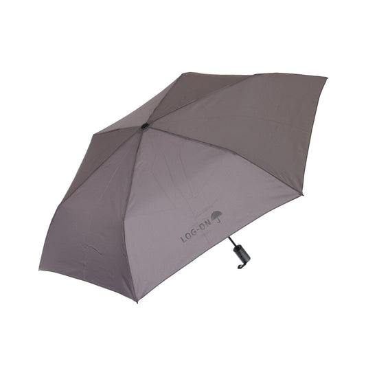 LOG-ON ASC 53cm Autos Light Folde Umbrella Grey