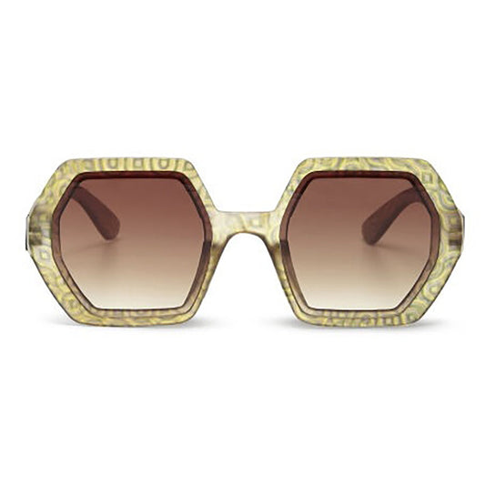 OKKIA Bigframe Hexagon Sunglasses Emma D60