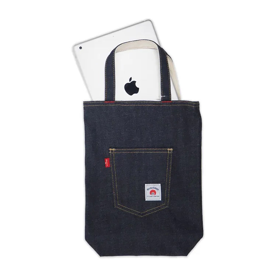 BETTY SMITH Outter Pocket Tote Navy