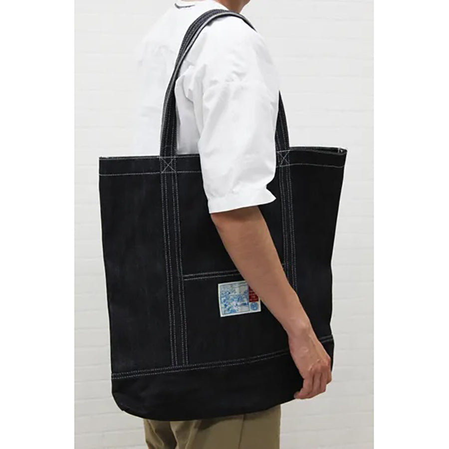 BETTY SMITH Classic Big Tote Navy