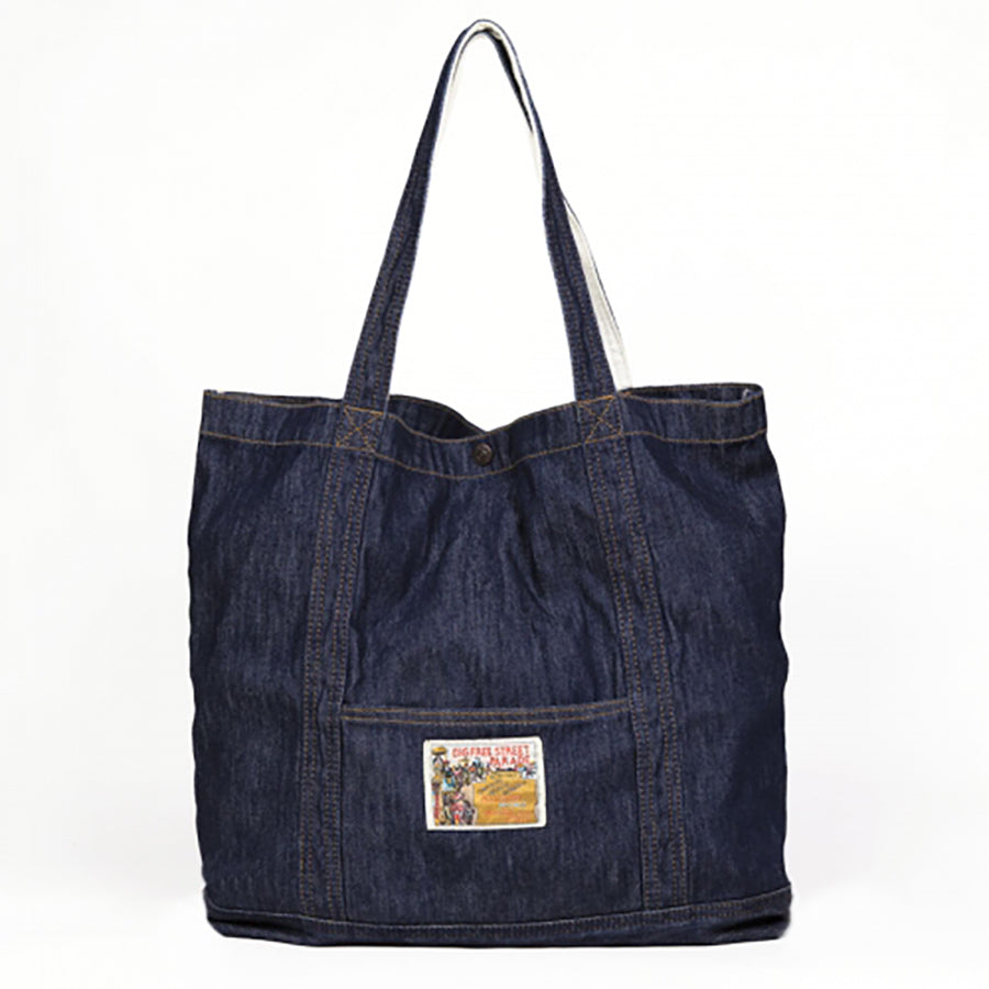 BETTY SMITH Classic Big Tote Navy
