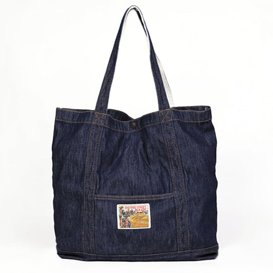 BETTY SMITH Classic Big Tote Navy