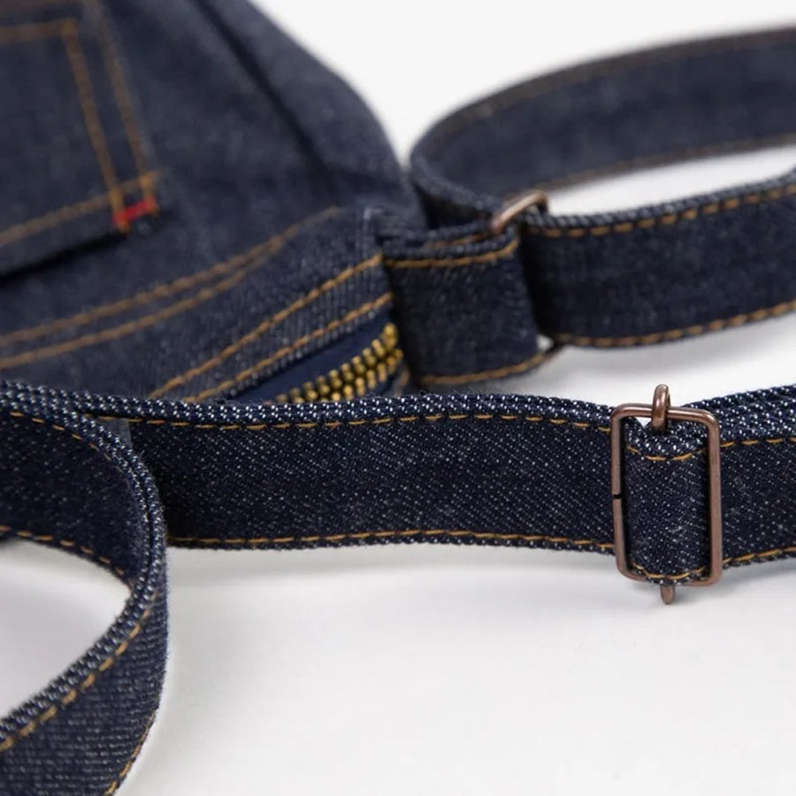 BETTY SMITH Jeans Shoulder Bag Navy