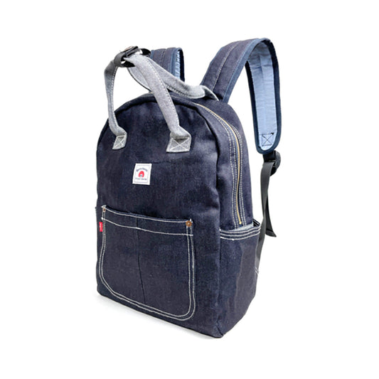 BETTY SMITH Denim Backpack Navy