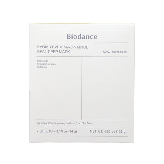 BIODANCE BIODANCE RADIANT VITA NIACINAMIDE REAL DEEP MASK 34G X 4P