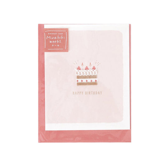 LAB CLIP Birthday Card - Cake  (14g)
