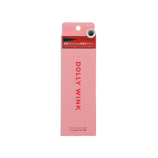 KOJI KOJI DOLLY WINK 5 WAY LIQUID LINER 01 MIDNIGHT BLACK  (0.6mL)