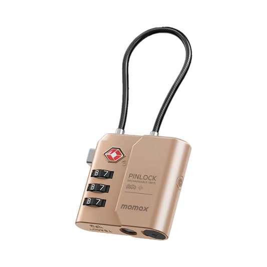 MOMAX Pinlock TSA Padlock (Desert Titanium)