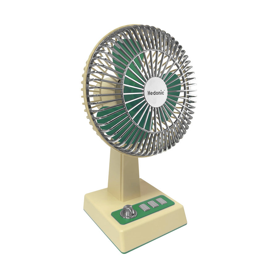 HEDONIC Vintage Desk Fan Green