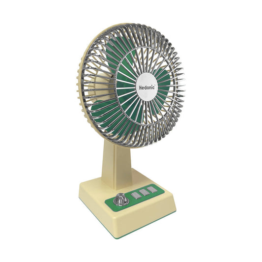 HEDONIC Vintage Desk Fan Green