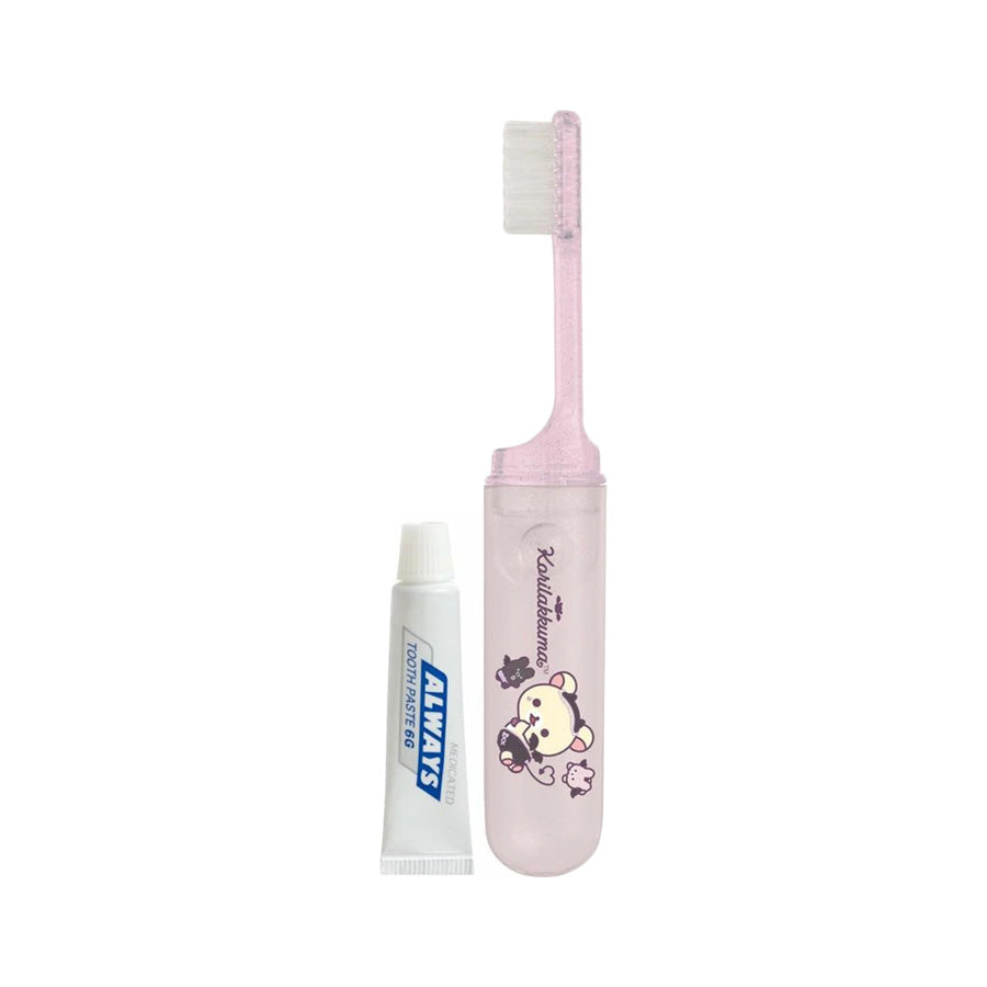 SAN-X RILAKKUMA TOOTH BRUSH SET (FE42101)  (66g)