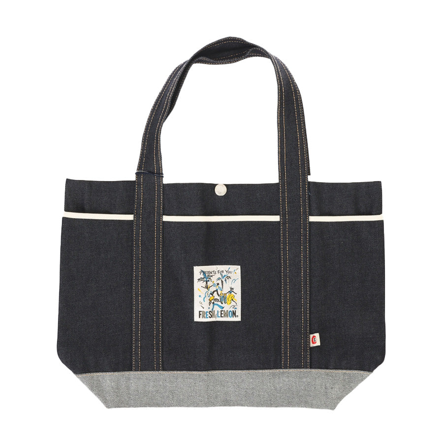 BETTY SMITH Veggie Tote - Navy