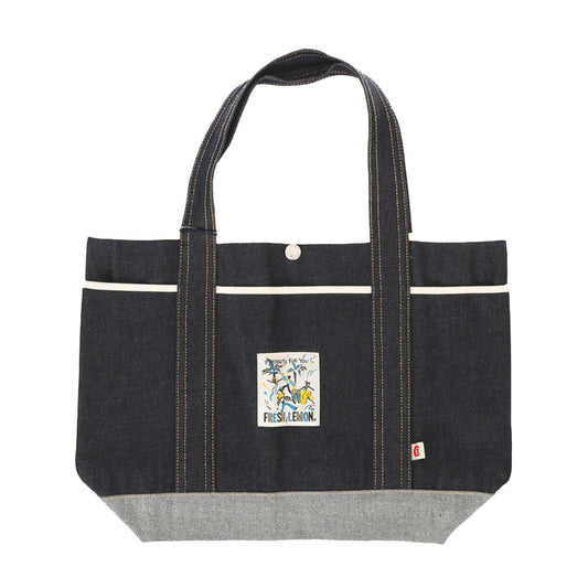 BETTY SMITH Veggie Tote - Navy
