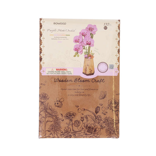 ROWOOD Purple Moth Orchid