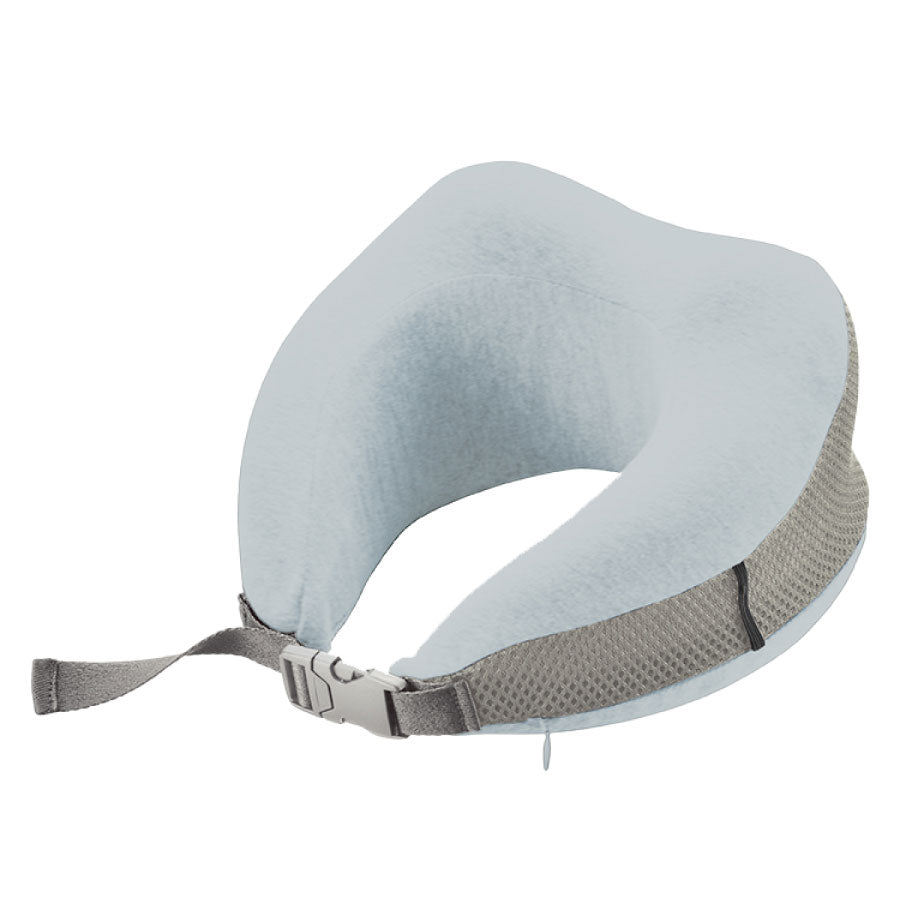 GOWELL Memory Foam Neck Pillow - Light Blue  (259g)