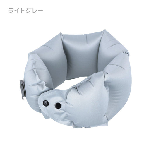 GOWELL Air Pomp Neck Pillow - Grey  (1603g)