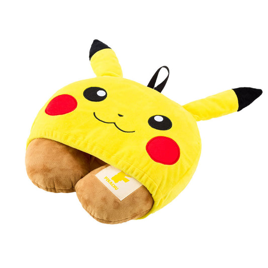 GOWELL Neck Pillow with Hood - Pikachu  (420g)