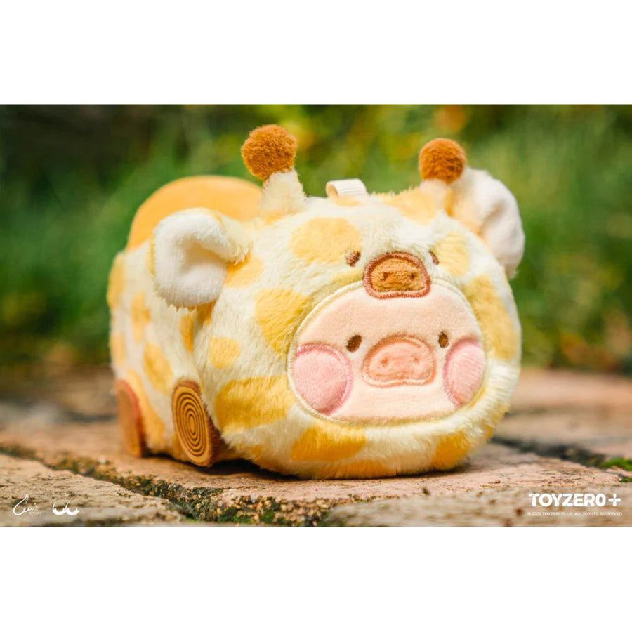 LULU THE PIGGY LuLu the Piggy Animal Party - High Speed Giraffe Lu Plush Keychain