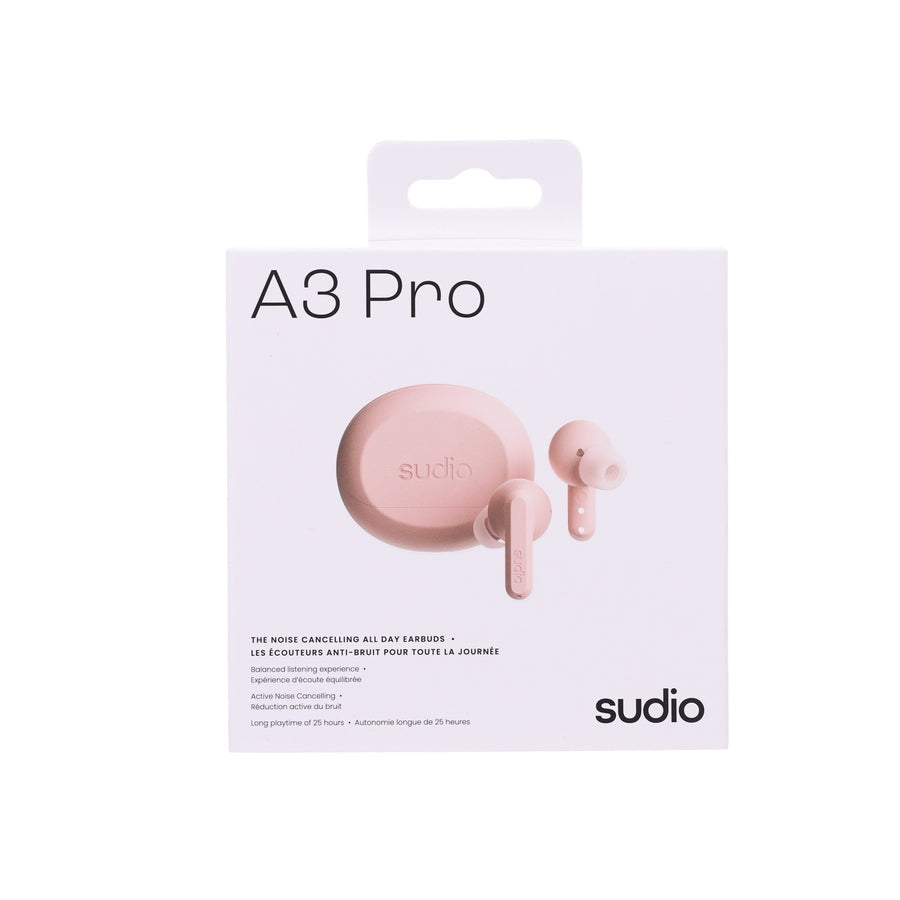 SUDIO A3 Pro True Wireless Earphone - Pink