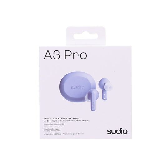 SUDIO A3 Pro True Wireless Earphone - Purple